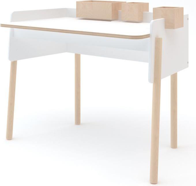 Actual product image Oeuf NYC Brooklyn desk, birch/white