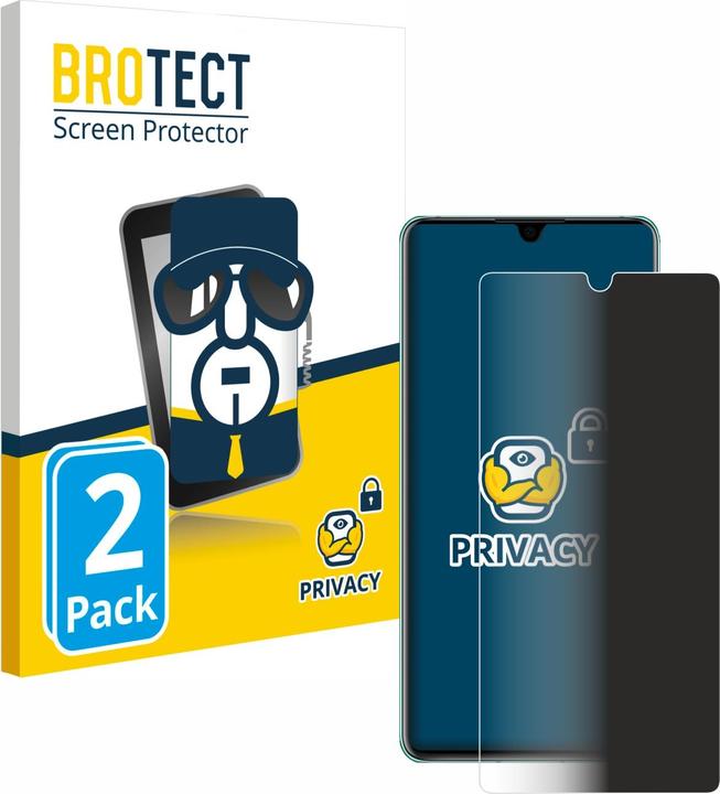 Immagine prodotto BROTECT Pellicola privacy antispia Pellicola di protezione dalla luce blu (2 Pezzo/i, Huawei P30)