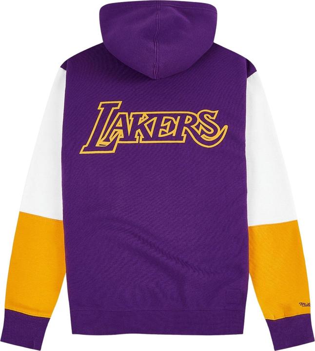 Immagine prodotto Mitchell & Ness Felpa con cappuccio Fusion fleece 2.0 Los Angeles Lakers (XXL)