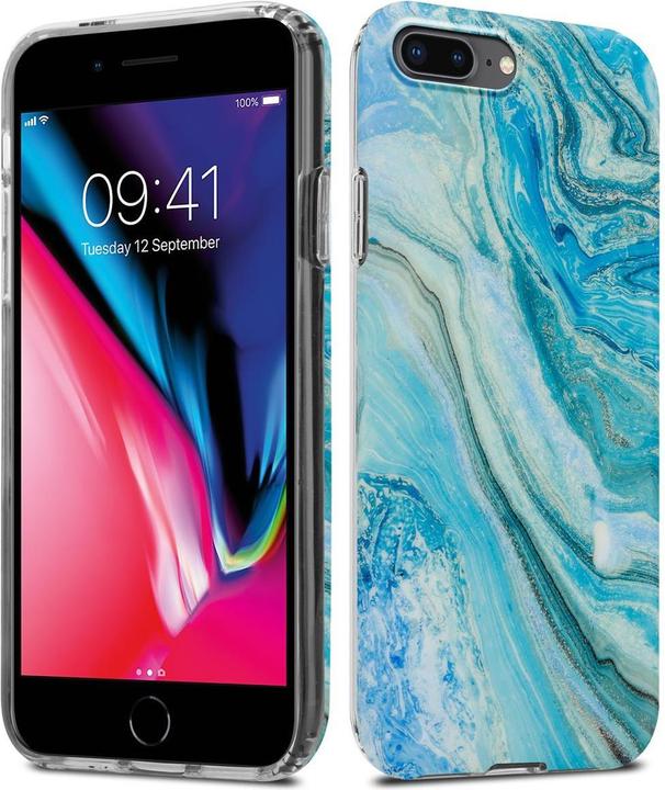 Immagine prodotto Cadorabo IMD TPU Colourful Marble Cover (Apple iPhone 7 Plus, Apple iPhone 7s Plus)