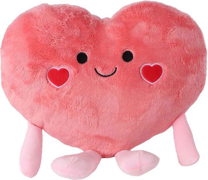 Actual product image Sombo Heart plush pink (32 cm)