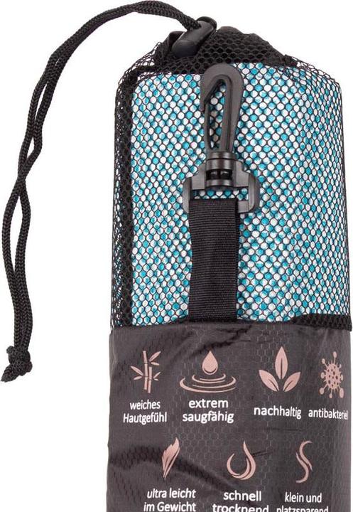 Actual product image Tembo Tembody Bambus Reisehandtuch Türkis L