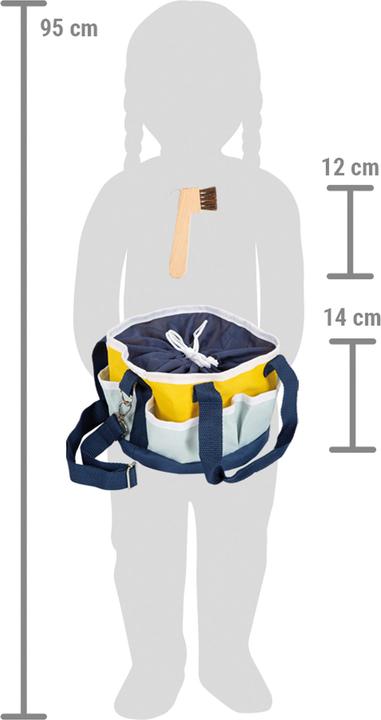 Image du produit small foot Jouet Kit de soins pour chevaux avec sac