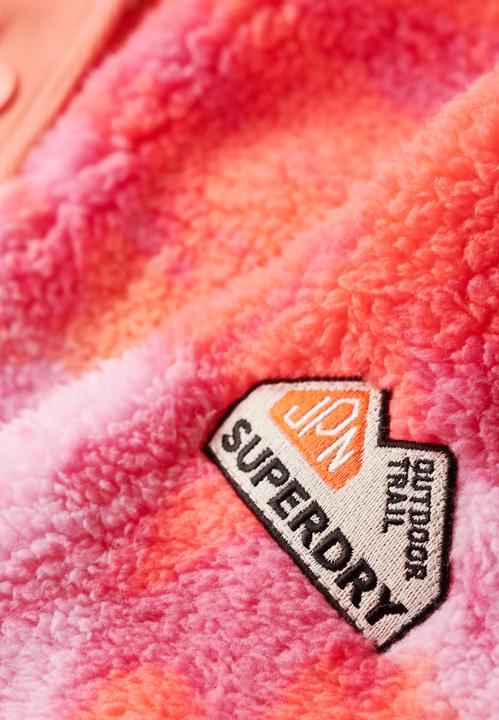Actual product image Superdry Super Soft Printed Half Zip (10)