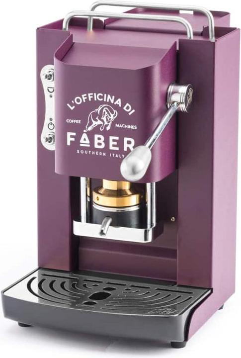 Productafbeelding Pro Deluxe ESE Pad Espressomaschine Matt Violett & Chrom