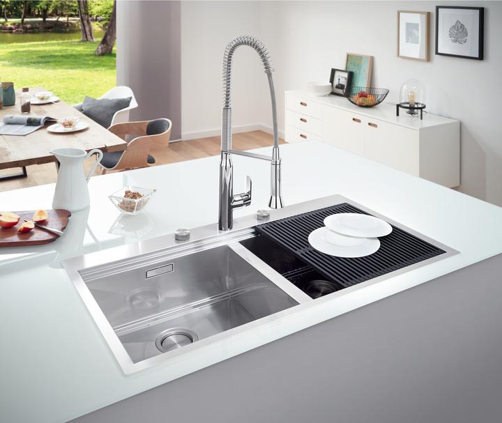 Image du produit Grohe Robinet de cuisine avec bec flexible K7 chrome brillant 32950000