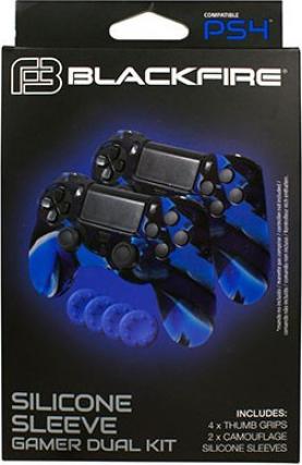 Produktbild Ardistel PS4 Gamer Dual Kit 2x Silicone Sleeve & 4xThumb Grips Blue