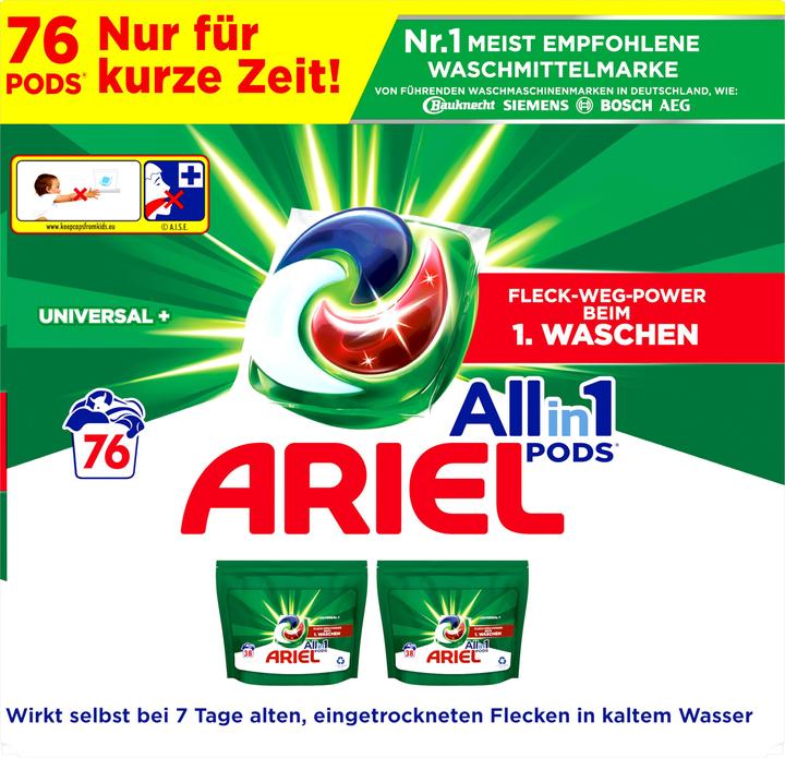 Produktbild Ariel All-in-1 (76 Waschgänge, Waschpods)