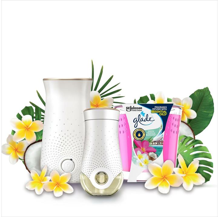 Actual product image Glade Fragrance plug refill Exotic Tropical Blossoms