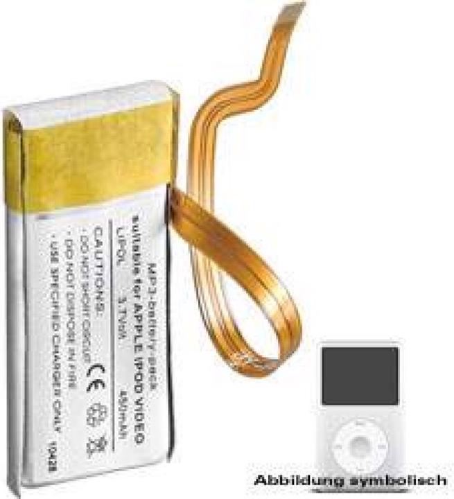 Actual product image AccuCell Akku für Apple iPOD-5