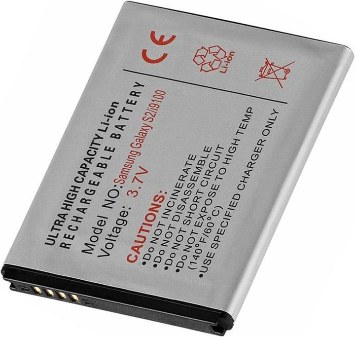 Actual product image Samsung Akku Galaxy S II I9100 Akku EB-F1A2GBU, EB-L102GK