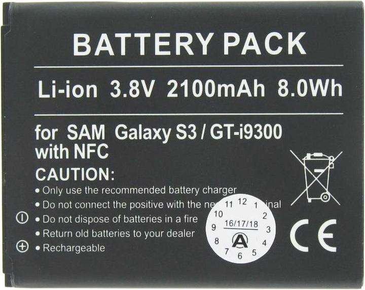 Actual product image Samsung Akku Galaxy S III i9300 mit integrierter NFC-Antenne