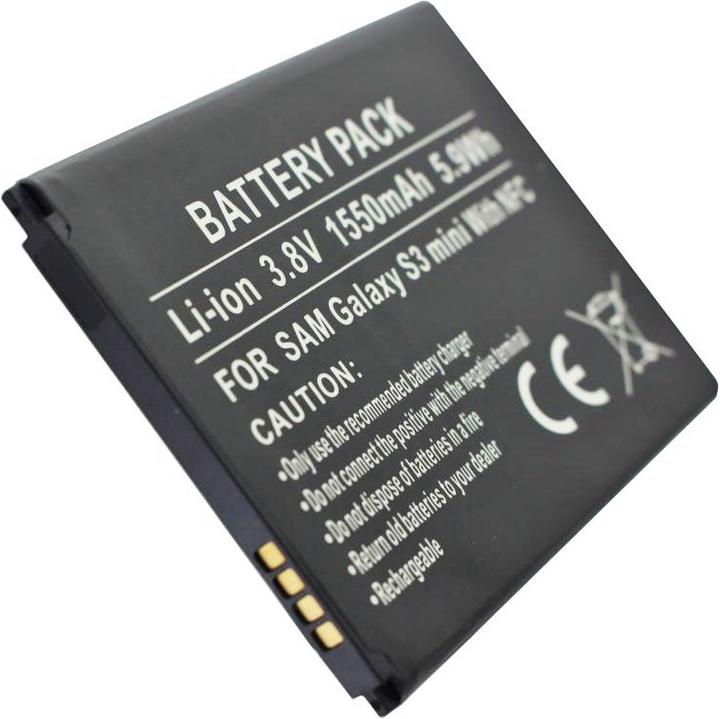 Image du produit Samsung Batterie portable Galaxy S III Mini, GT-I8190, EB-L1M7FLU avec NFC