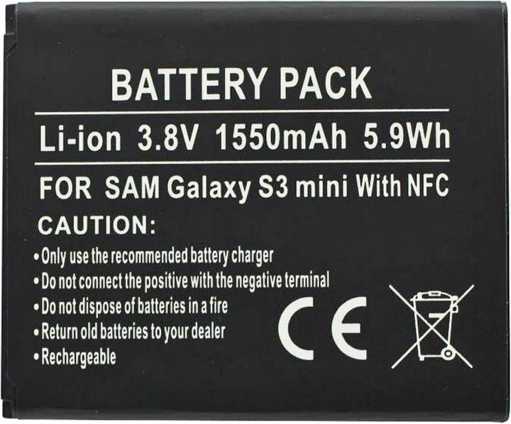 Image du produit Samsung Batterie portable Galaxy S III Mini, GT-I8190, EB-L1M7FLU avec NFC