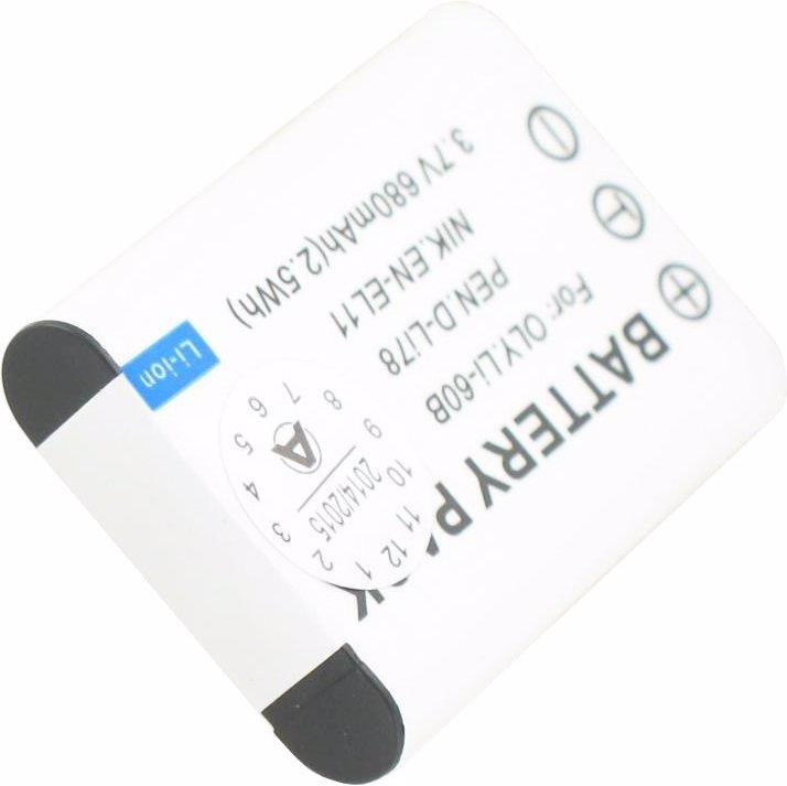 Actual product image Pentax Akku D-LI78, Optio M50, V20, W60 (Camera battery)