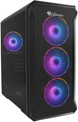 Immagine prodotto Genesis Case per PC IRID 503 ARGB, Micro Tower, 2xUSB 2.0, 2x jack, 1xUSB 3.0, nero (Mini-ITX)