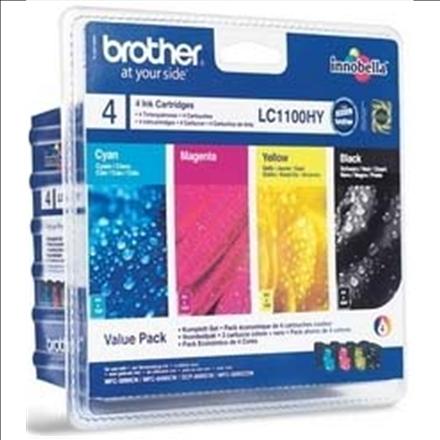 Produktbild Brother LC-1100HYVALBPDR Valuepack (M, C, Y, BK)