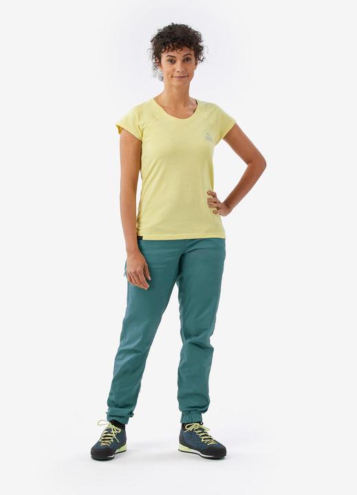 Image du produit Simond T-shirt d'escalade confortable femme, Vertika jaune, Montse Galbany (L)