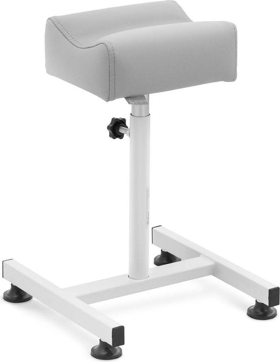 Produktbild Physa Beinstütze Fusspflege Fussstütze Beinauflage Hocker 24 x 22 cm grau bis 80 kg (24 x 22 cm)