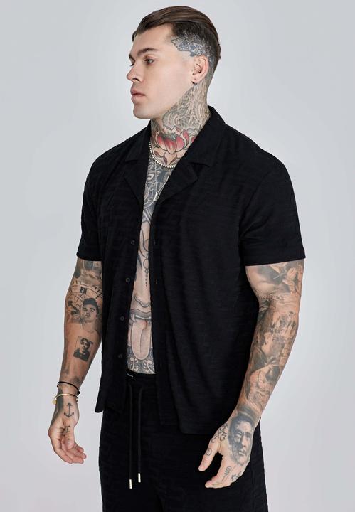 Siksilk Kurzarmhemd Towelling Shirt (L)