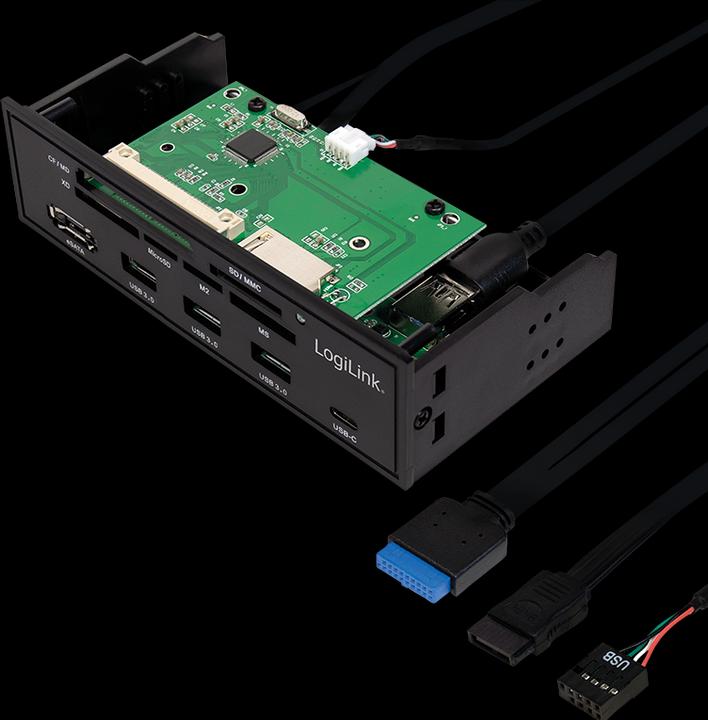 Image du produit LogiLink Multifunktions-Panel (SATA)