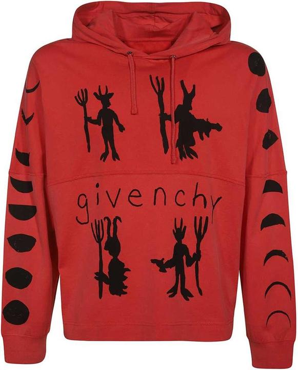 Givenchy Cotton Hooded Sweatshirt (S)