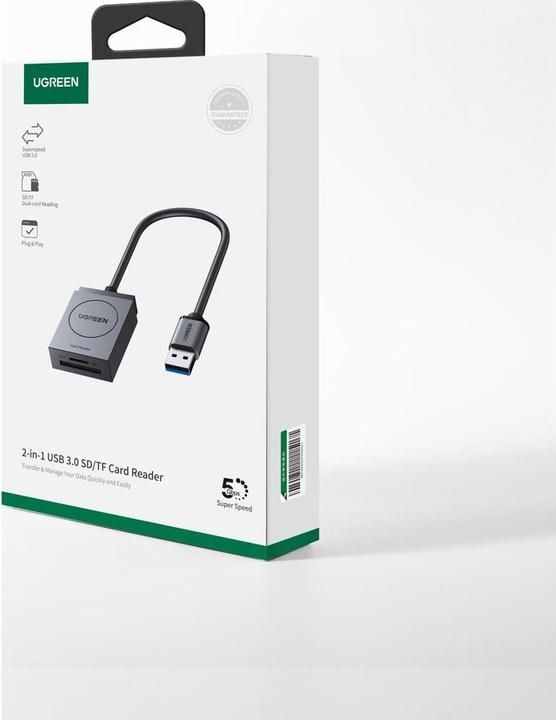 Produktbild Ugreen 2 in 1 Kartenleser (USB 3.0)