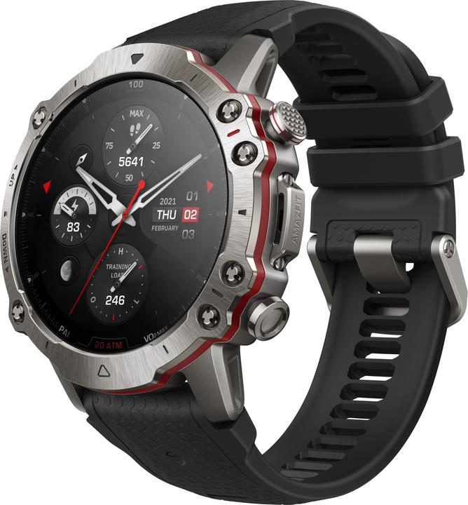 Huami Smartwatch Amazfit Falcon Czarny (W2029OV1N) (47.20 mm)