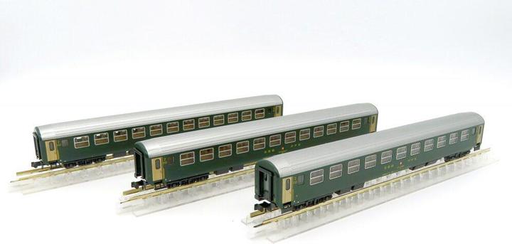 Hobbytrain 3 carrozze passeggeri FFS RIC 2a classe vecchio logo Ep.IV (Traccia N)