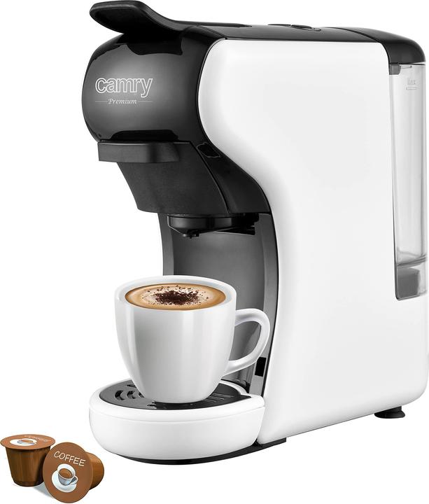 Image du produit Camry CR 4414 Machine à café espresso multi-capsules, Blanc/Noir