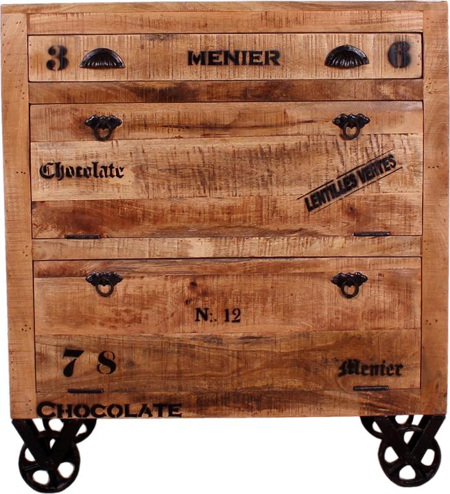 SIT Möbel Wardrobe set Rustic natural antique 5-piece