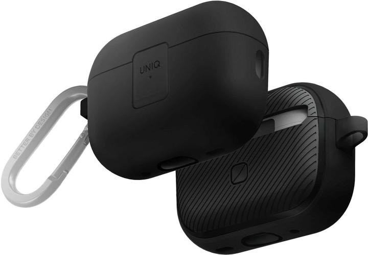 Image du produit Uniq étui Clyde Lock Case AirPods Pro 2 (2022/2023) czarno-ciemnoszary/charcoal-dark grey (Sac pour écouteurs)