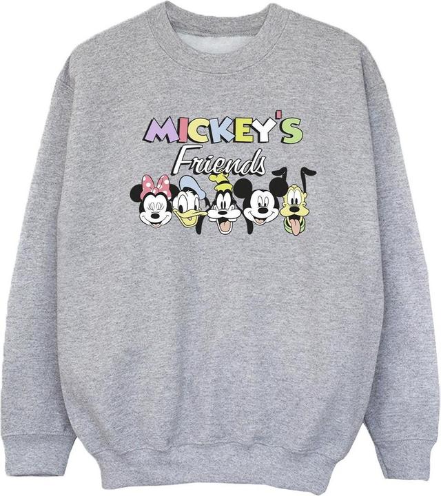 Disney Mickey Mouse And Friends Faces Sweatshirt Mädchen (128)