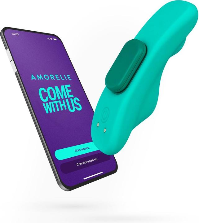 Actual product image Amorelie Boogie app-controlled panty vibrator