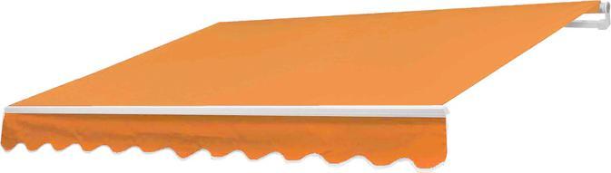 Produktbild Swisshandel24 Ersatz-Bezug für Markise T792, Gelenkarmmarkise Ersatzbezug Sonnenschutz, 5x3m Acryl terrakotta (5 m)
