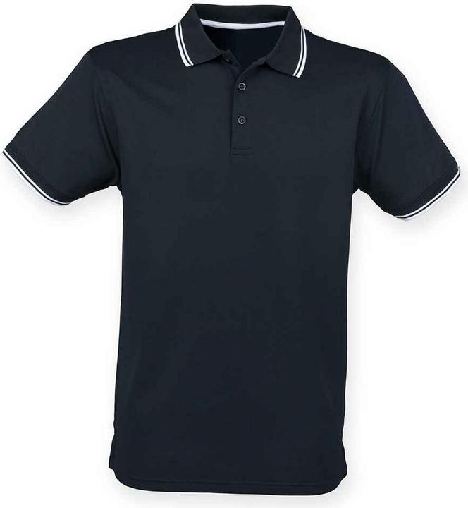 Henbury Poloshirt Mit kontrastfarbenen Streifen