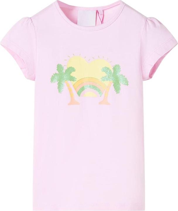 Immagine prodotto VidaXL T-shirt per bambini rosa chiaro 104,Materiale: 95% cotone. 5 (104)