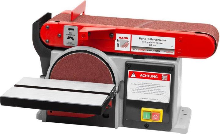 Produktbild Holzmann BT46 230V (Bandschleifer, Doppelschleifer, 250 W)