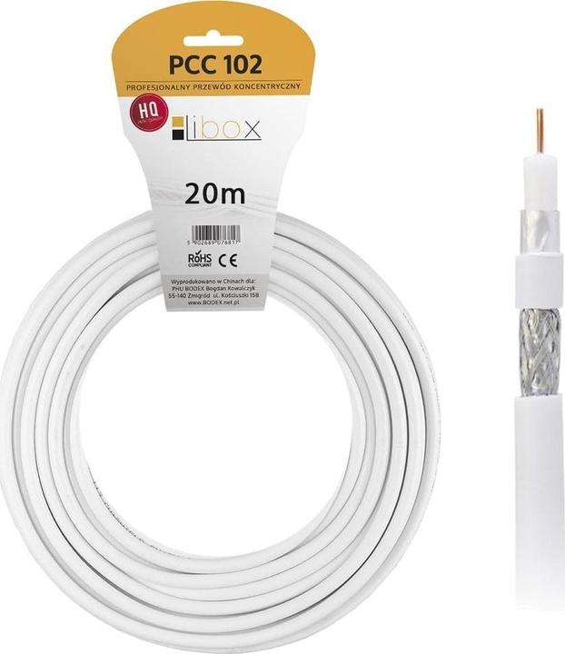 Image du produit Libox Kabelis SAT Trishield HD/20m PCC102-20 (Câble d'antenne)