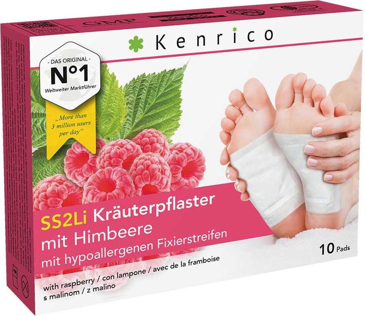 Kenrico Kräuterpflaster mit Himbeere Pfl (10 x)
