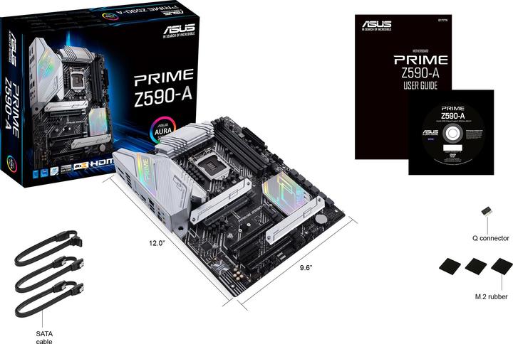 Actual product image ASUS PRIME Z590-A (LGA 1200, Intel Z590, ATX)