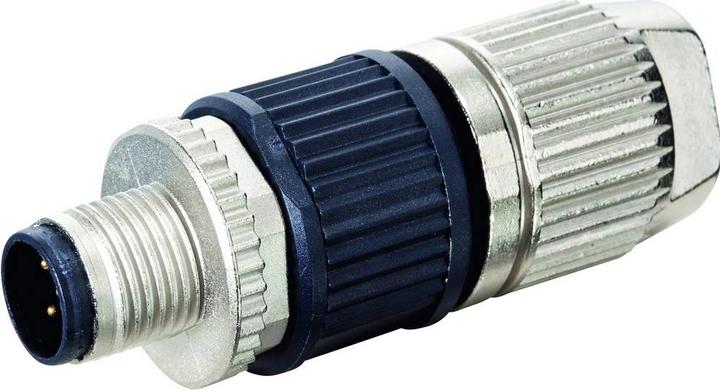 Actual product image Murr Elektronik MOSA M12 St. ger. self-connecting insulation displacement terminal 5-pin, 0.34-0.5mm²