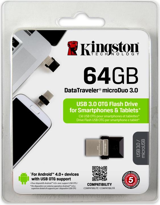 Immagine prodotto Kingston DataTraveler microDuo (64 GB)