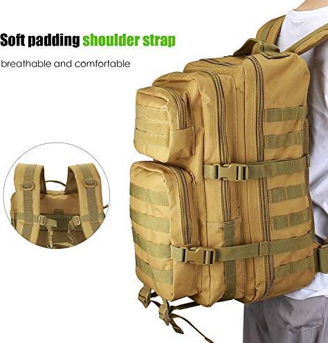 Image du produit Only-Bags.Store Sac à dos tactique militaire, Grande capacité 3 jours Armée Assault Pack Bag Go Bag Sac à dos pour