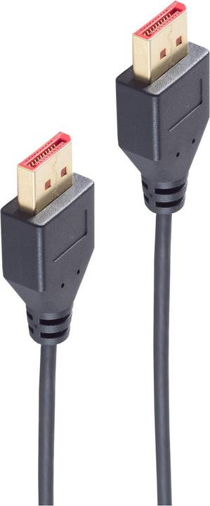Produktbild Shiverpeaks ®-BASIC-S--Displayportkabel 1.4, Stecker-Stecker, UHD 8K, extra dünn schwarz, 1,0m (1 m, DisplayPort)