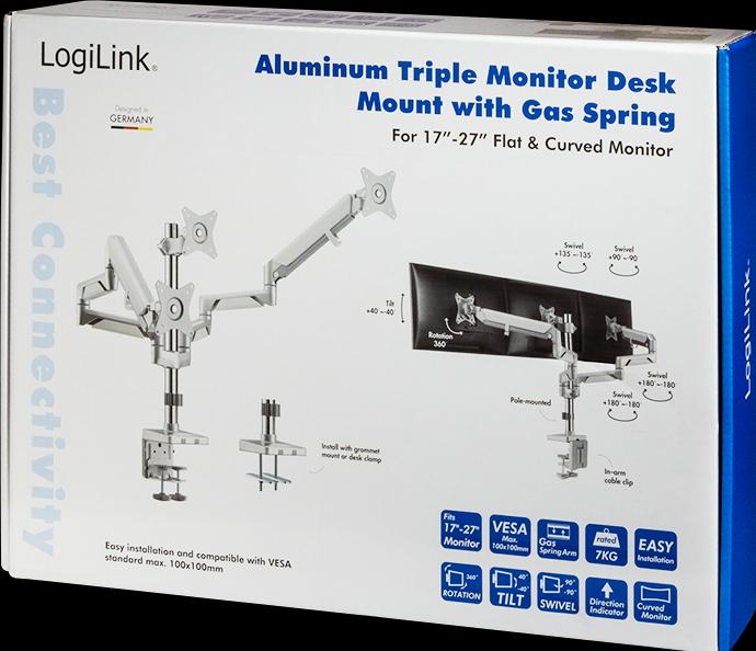 Produktbild LogiLink max, VESA /100x100 (Tisch, 27")