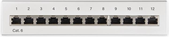 Produktbild Goobay CAT 6 Mini/Desktop Patch Panel, 12 Port, Weiss