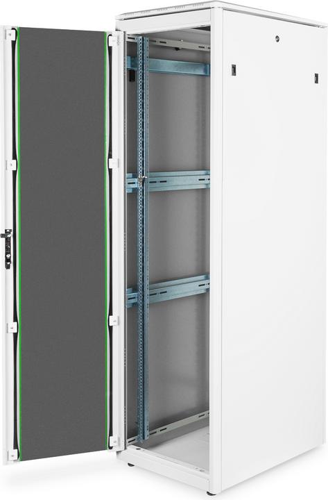 Produktbild Assmann DIGITUS 42HE Unique Netzwerkschrank 600x800mm Glastür Grau (42 HE, 19 Zoll Rack)