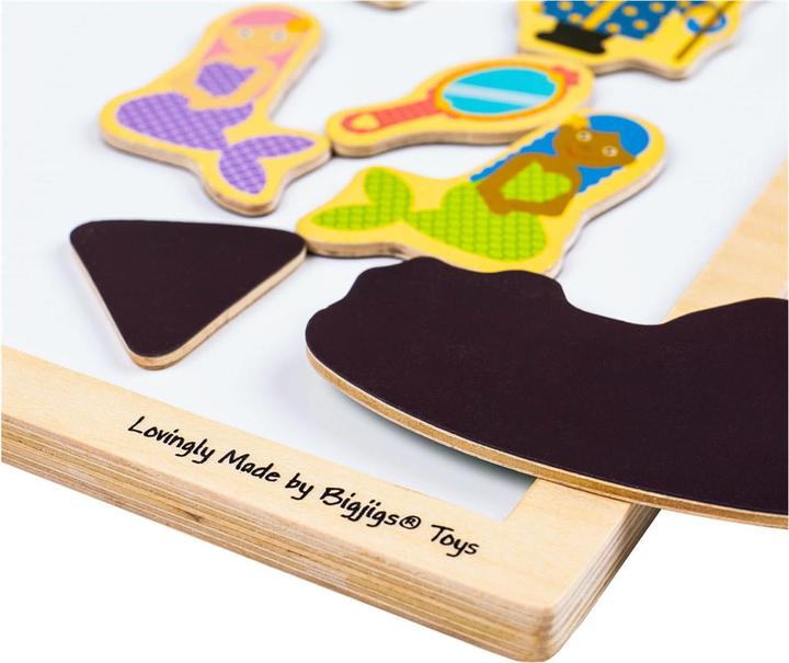 Actual product image Bigjigs Magnetic board with wooden edge