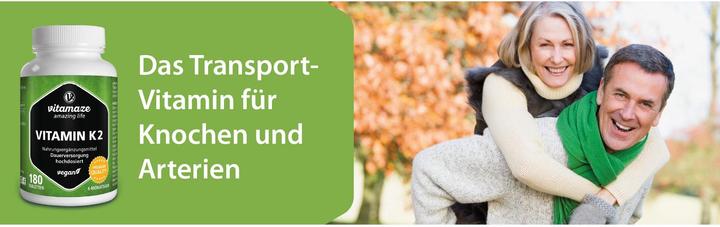 Produktbild Vitamaze Vitamin K2 (180 Stück, Tabletten)